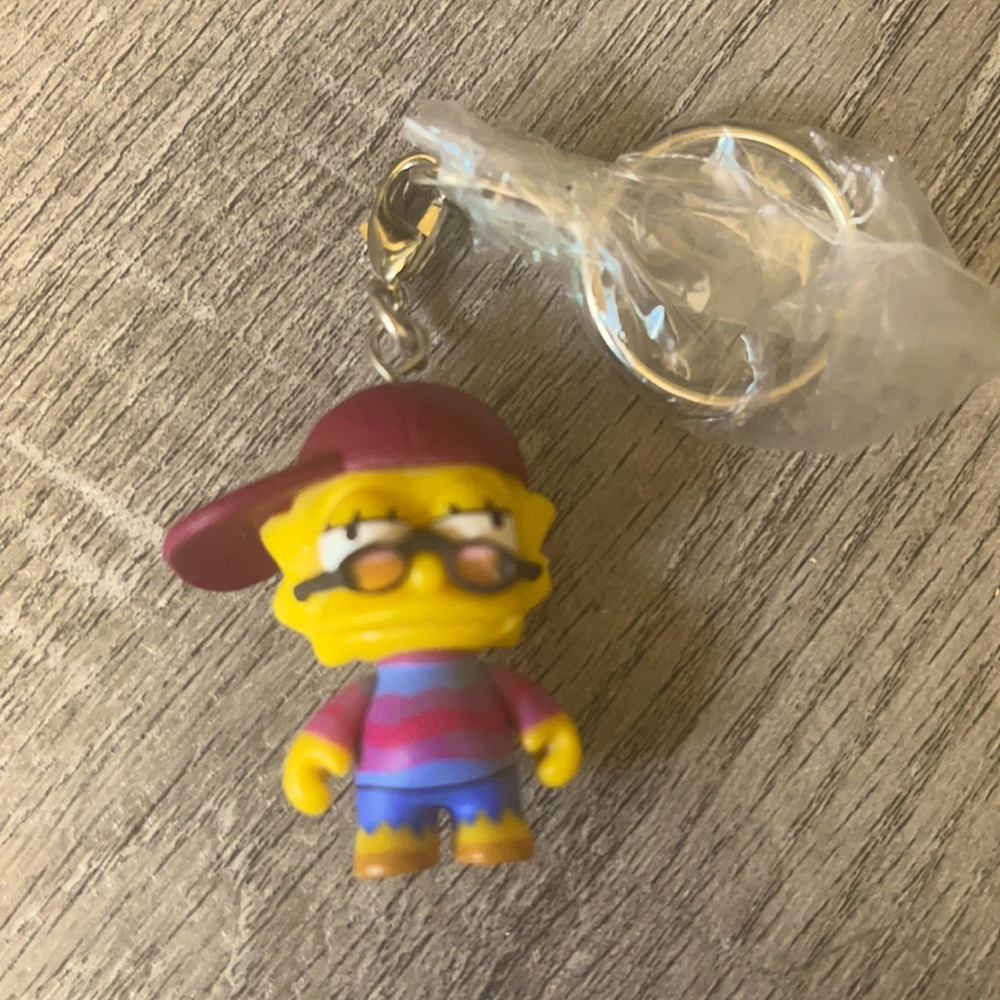Bart Simpson key chain